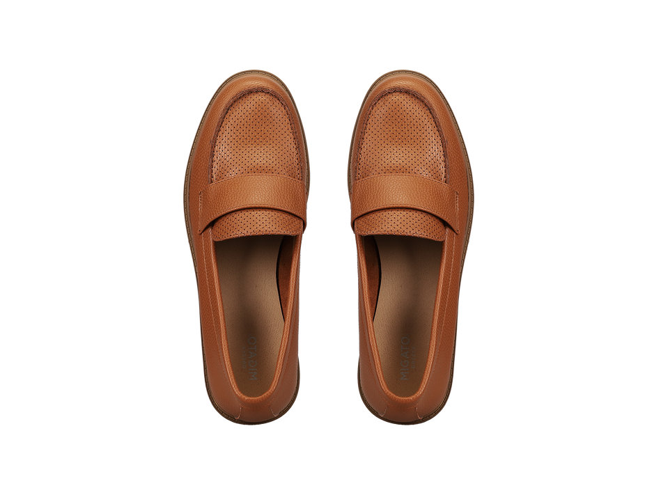 Tan loafer