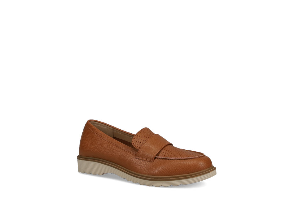 Tan loafer