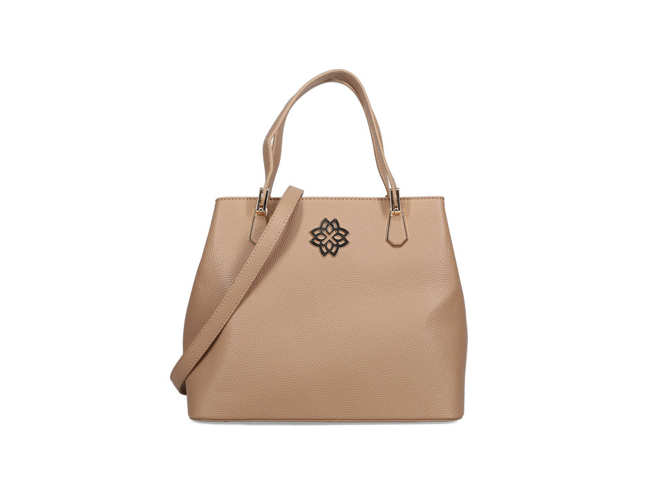 Taupe shoulder bag