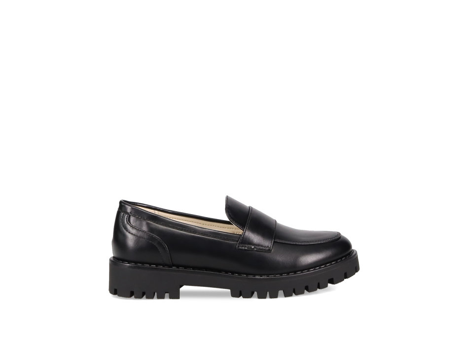 Μαύρο chunky loafer