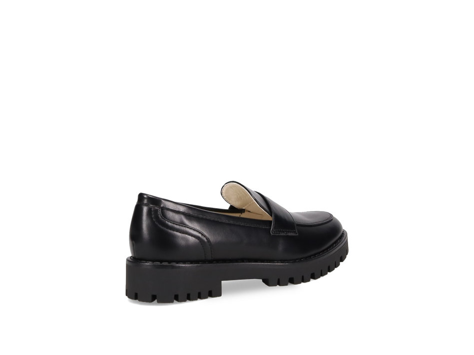 Μαύρο chunky loafer