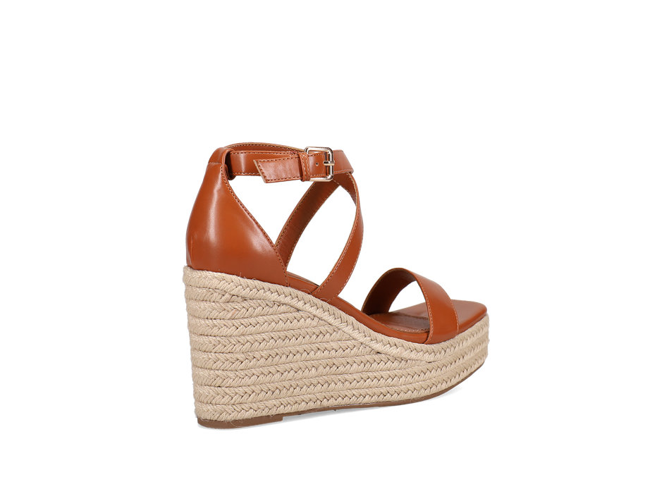 Tan wedge sandal