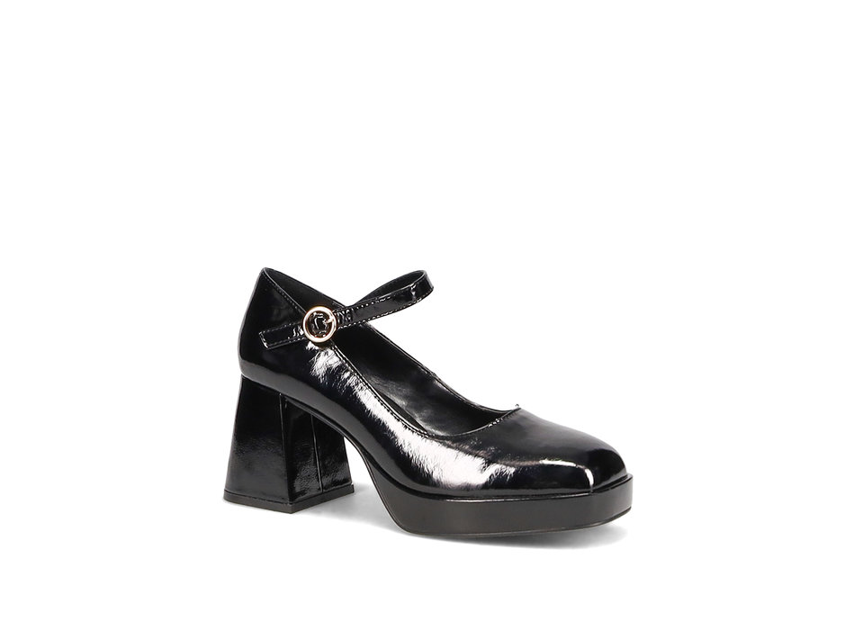 Black patent pump