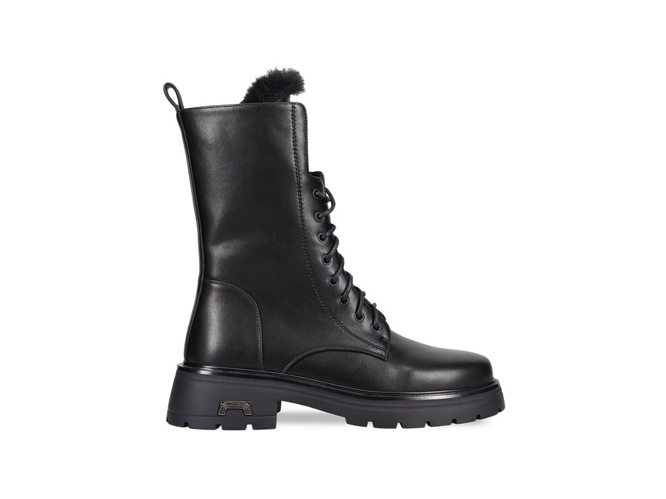 Black army boot