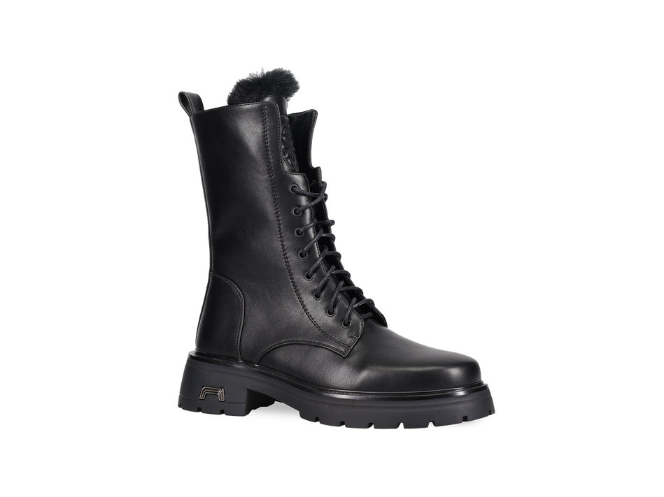 Black army boot