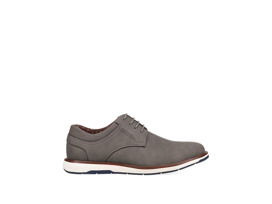 Mens grey Oxford shoe