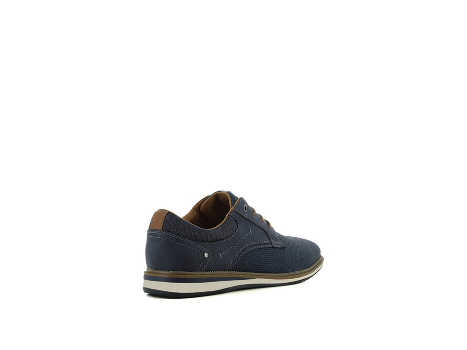 Mens dark blue Oxford shoe