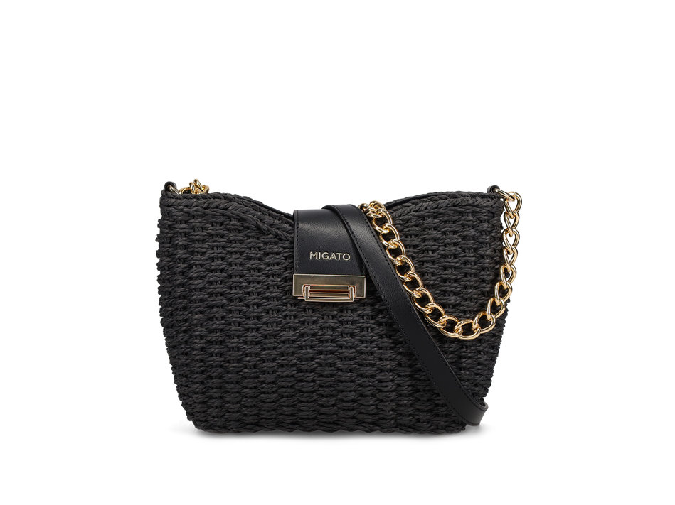 Black shoulder bag