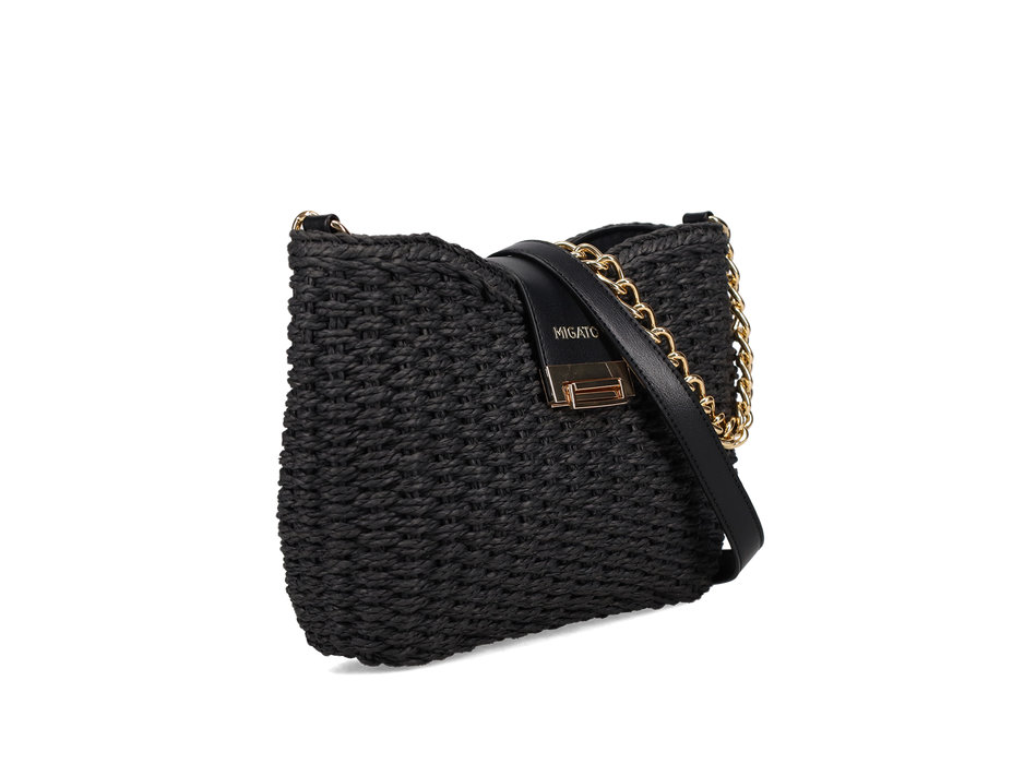 Black shoulder bag