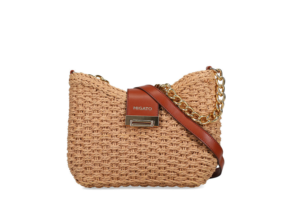 Brown shoulder bag