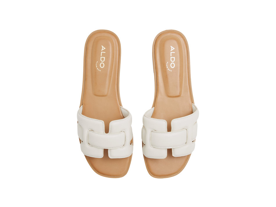 White leather sandal ELENAA