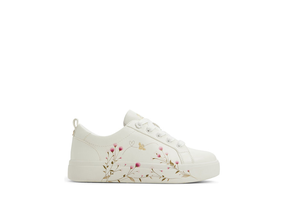 White sneaker WILDFLOWERS