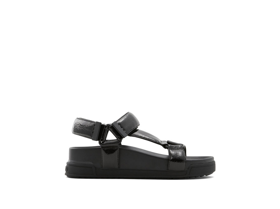 Black sandal footbed TALANA