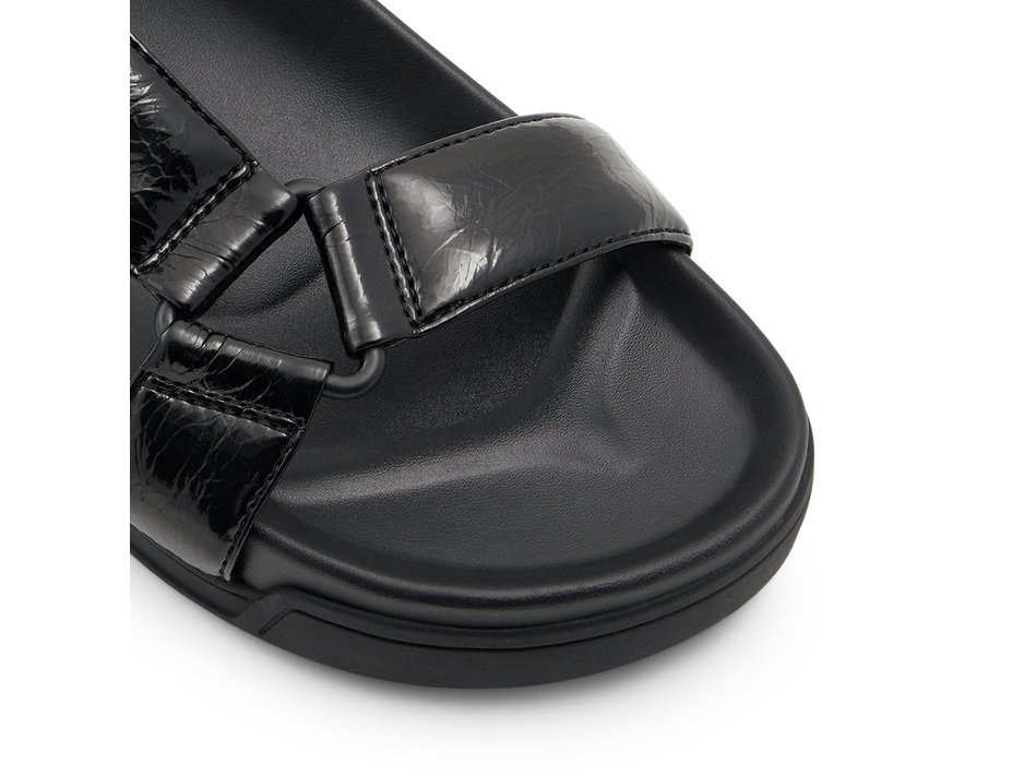 Black sandal footbed TALANA