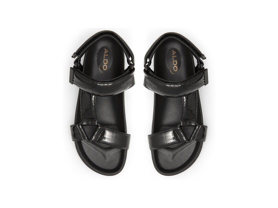 Black sandal footbed TALANA