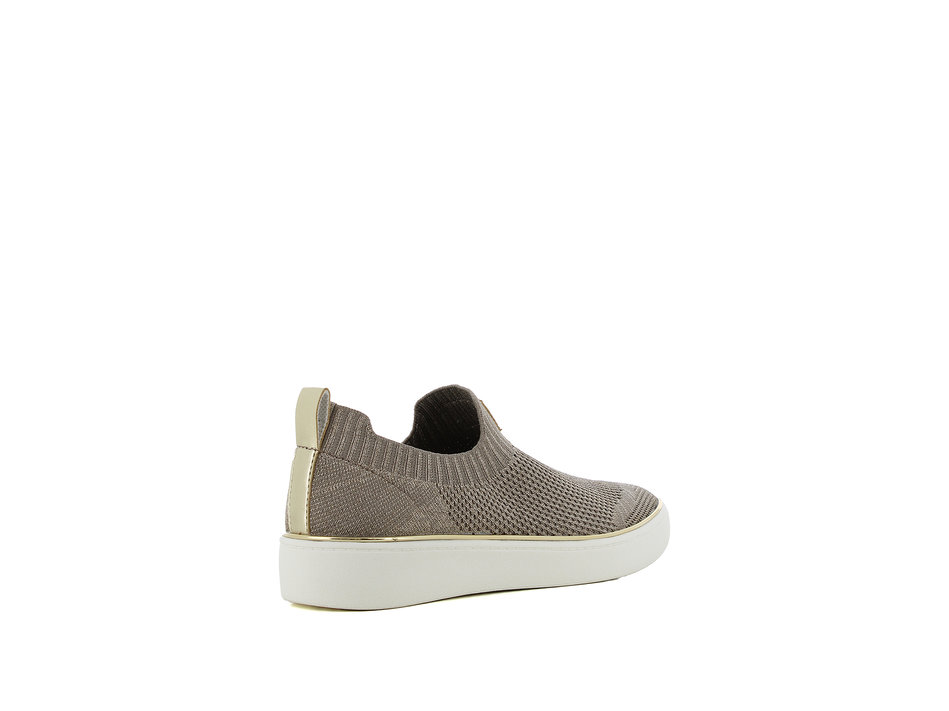 Taupe slip-on sneaker