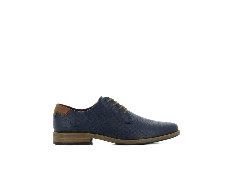 Mens blue Oxford shoe