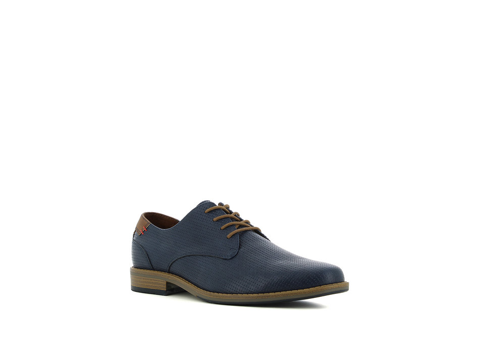 Mens blue Oxford shoe