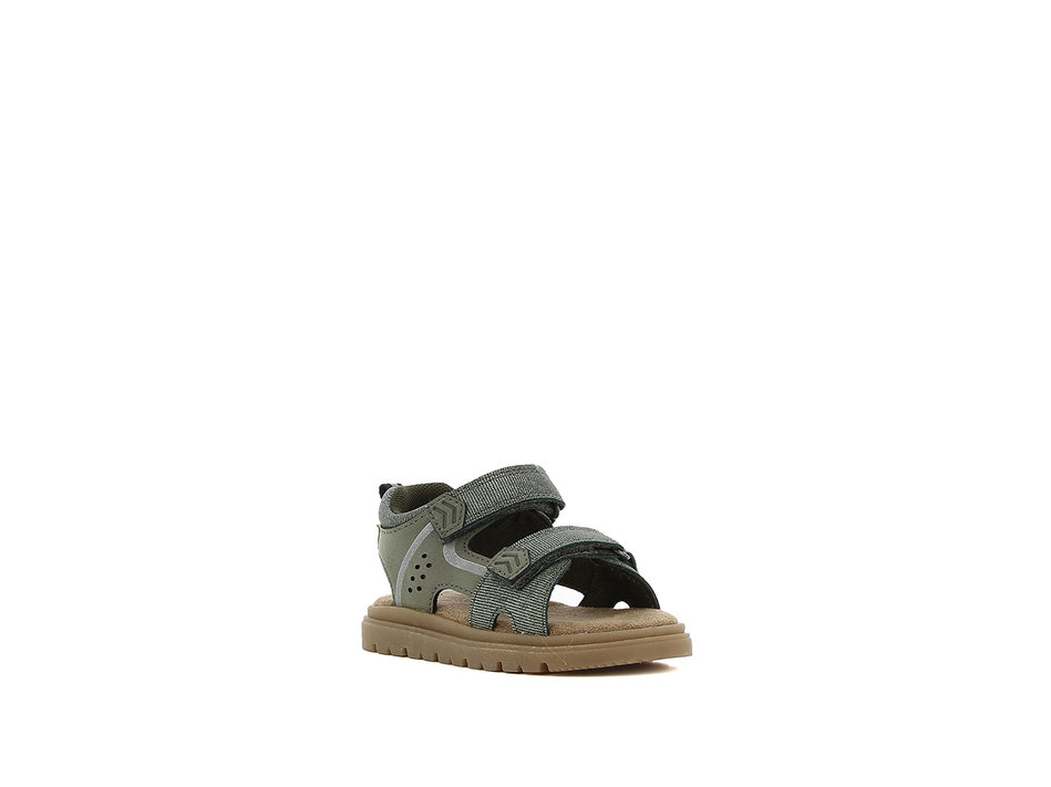 Kids khaki green sandal