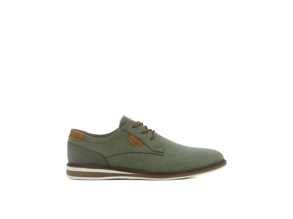 Mens khaki green shoe