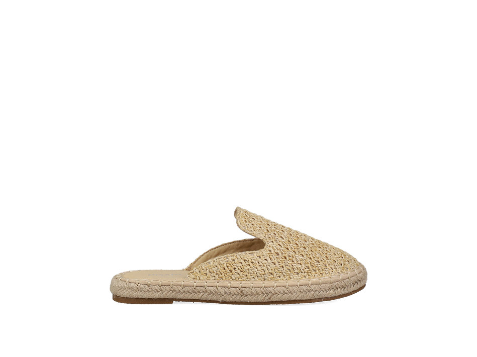 Beige slip-on espadrille