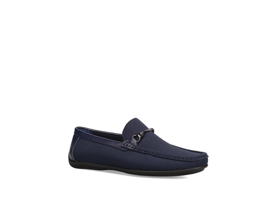 Mens navy blue loafer