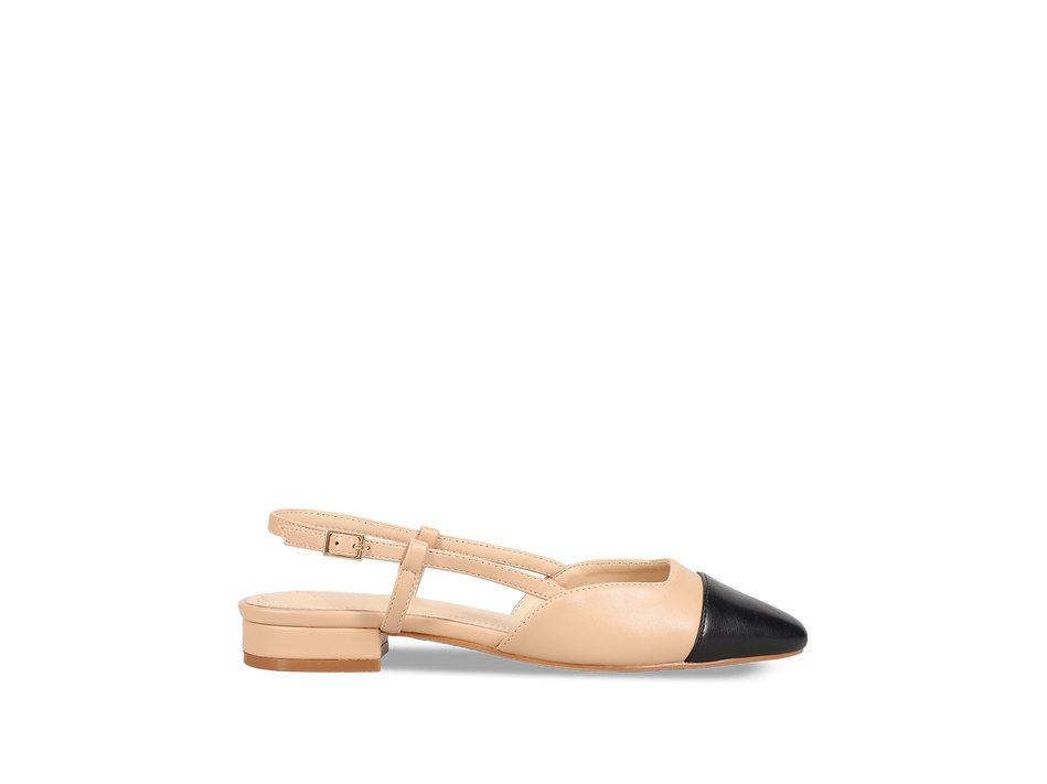 Beige ballet flat