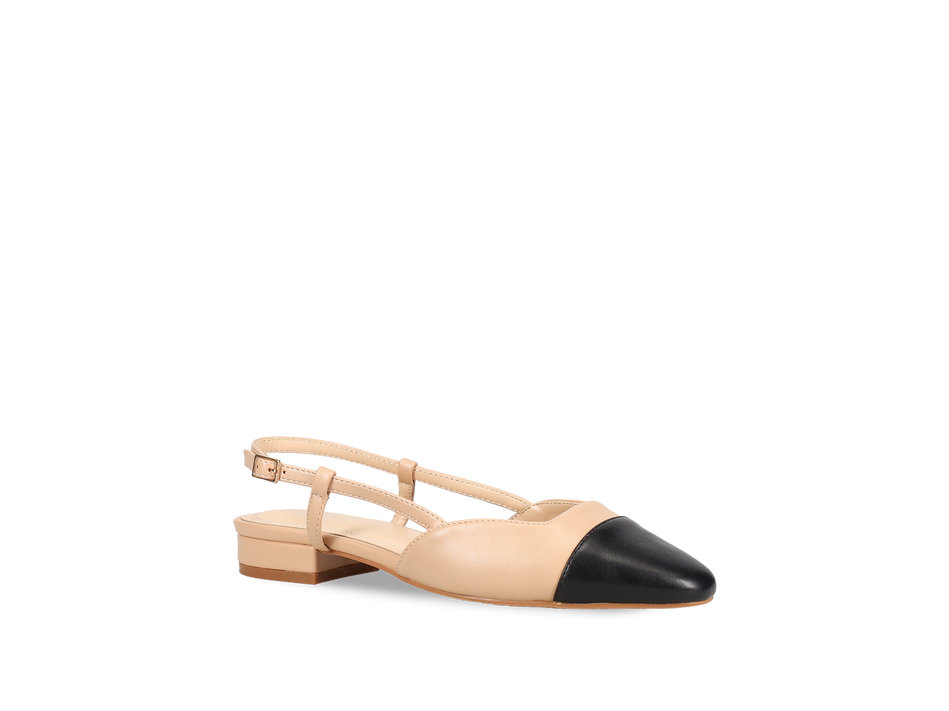 Beige ballet flat