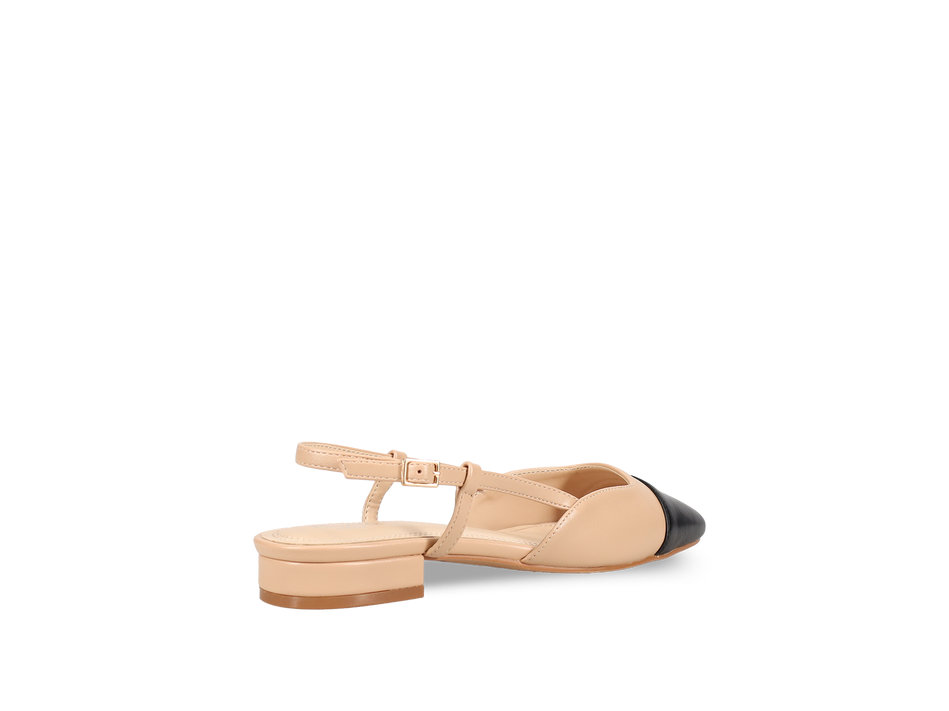 Beige ballet flat