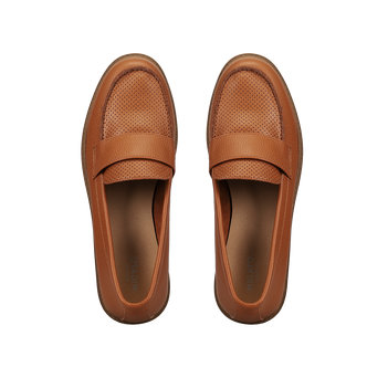 Tan loafer