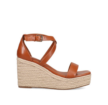 Tan wedge sandal