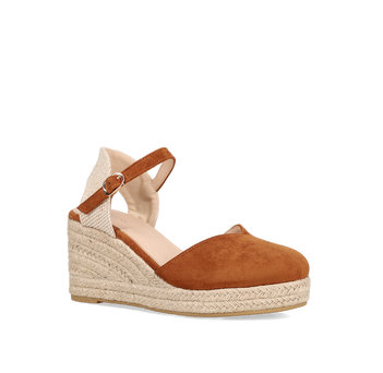 Tan wedge espadrille