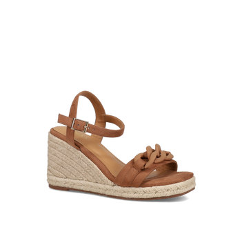 Camel wedge sandal