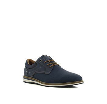 Mens dark blue Oxford shoe