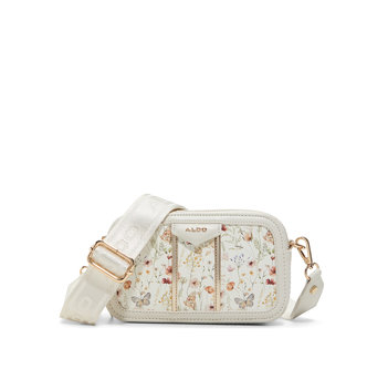 White floral crossbody bag MASUMA