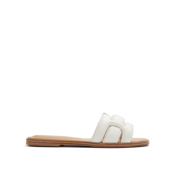 White leather sandal ELENAA