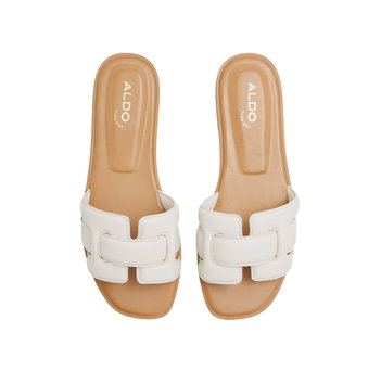 White leather sandal ELENAA