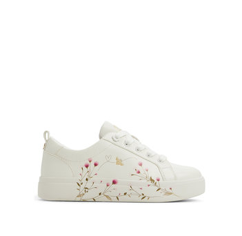 White sneaker WILDFLOWERS