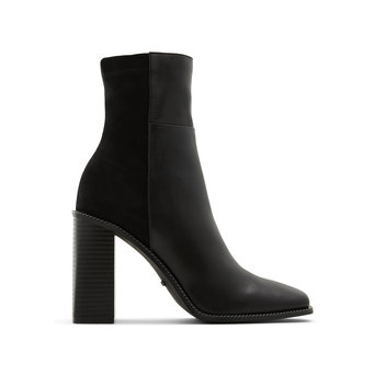 Black leather bootie LIIAM