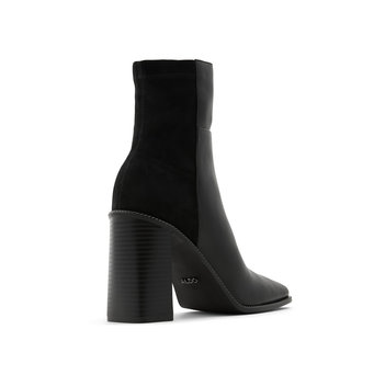 Black leather bootie LIIAM