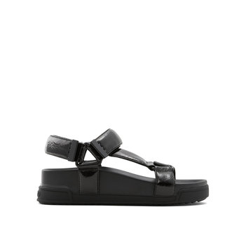 Black sandal footbed TALANA