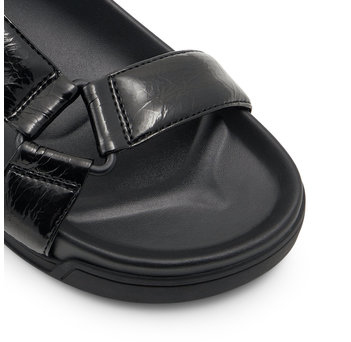 Black sandal footbed TALANA