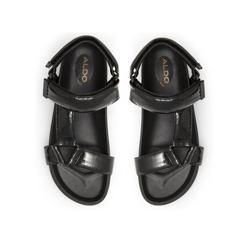 Black sandal footbed TALANA