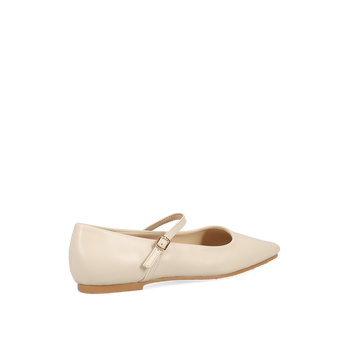 Ecru ballet flat