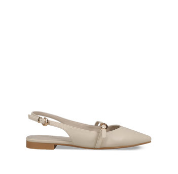 Ecru ballet flat