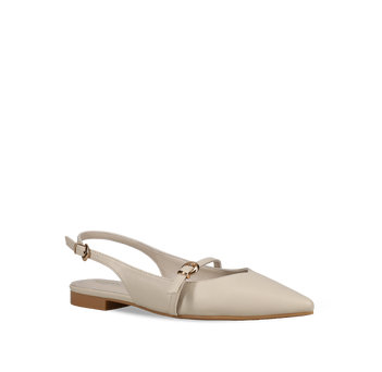 Ecru ballet flat