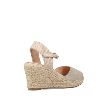 Gold espadrille