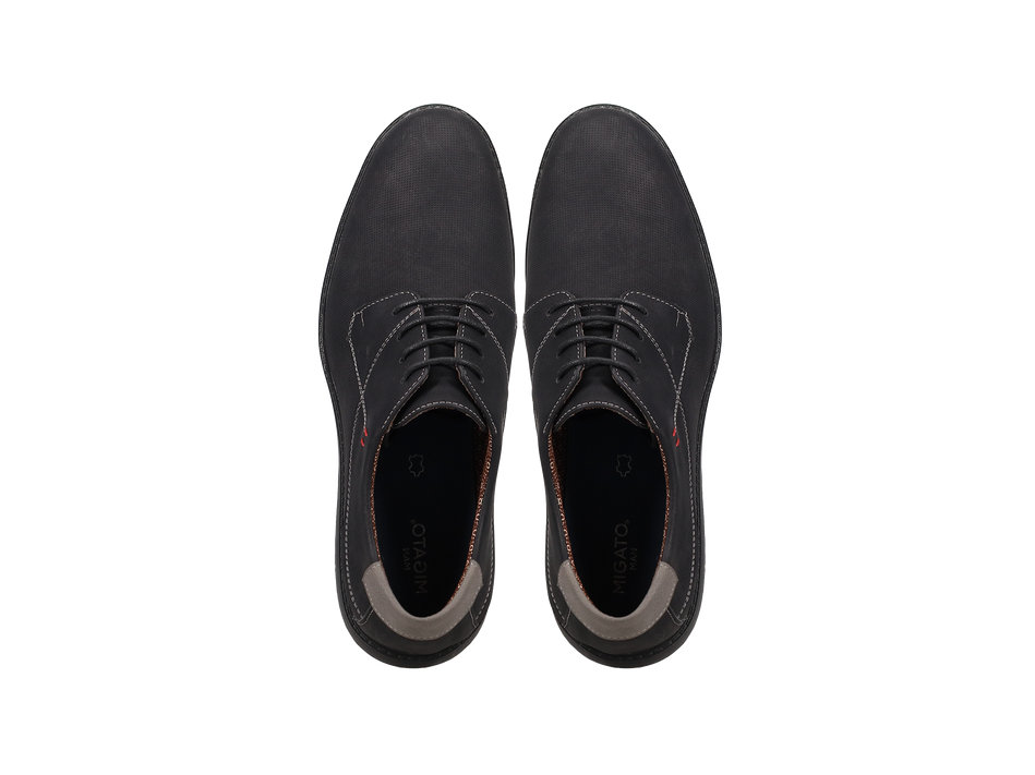 Mens black Oxford shoe