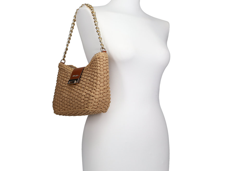 Brown shoulder bag