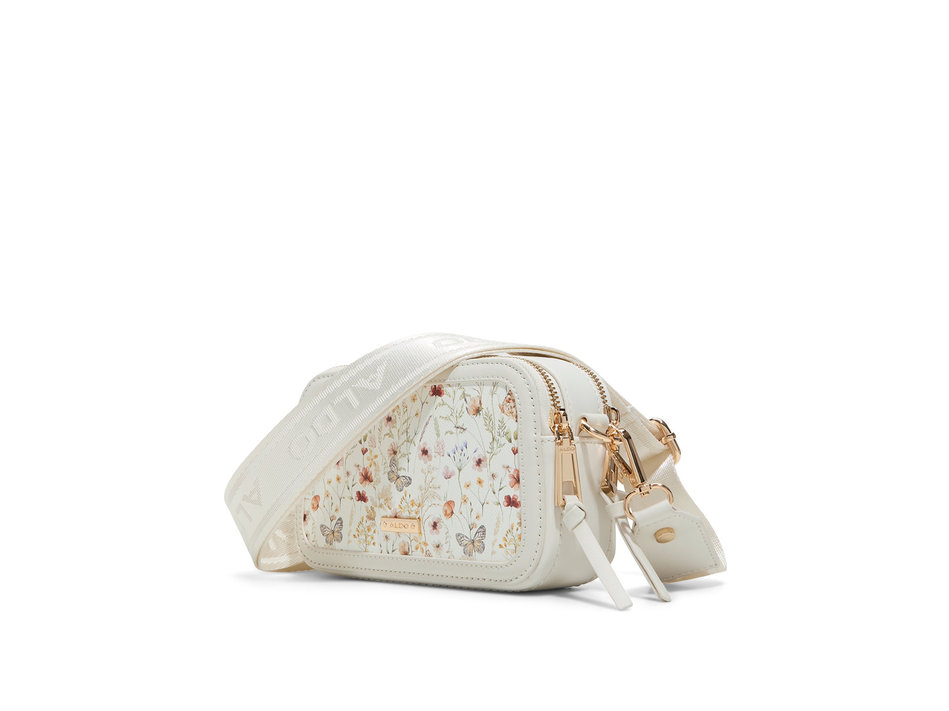 White floral crossbody bag MASUMA